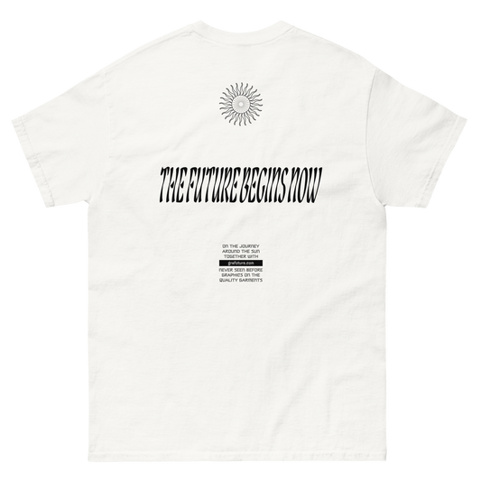 2024. The Journey. White T-shirt with prints on the front and back. - GRAFOTURE