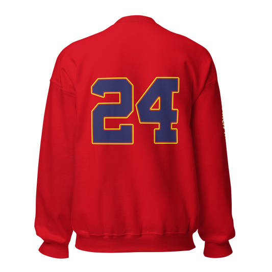 Legendary 24. Graphic Sweatshirt, Red.