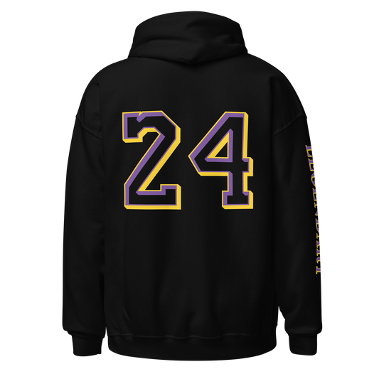 Legendary 24. Graphic Hoodie, Black.