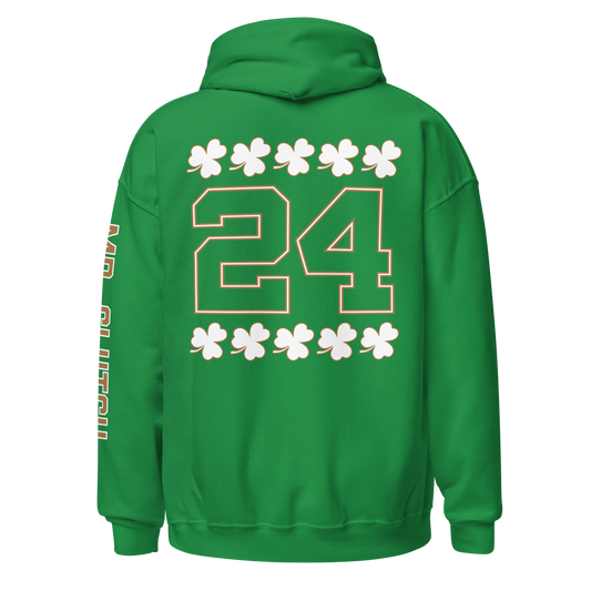 Legendary 24. Graphic Hoodie, Irish Green.
