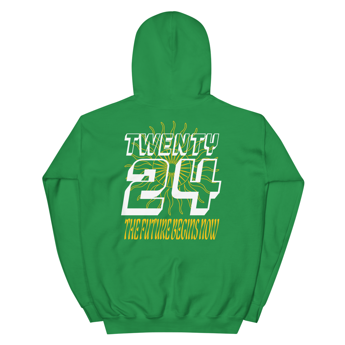 2024. All In. Hoodie with prints on the back, chest, and both sleeves. 3 colours available. - GRAFOTURE