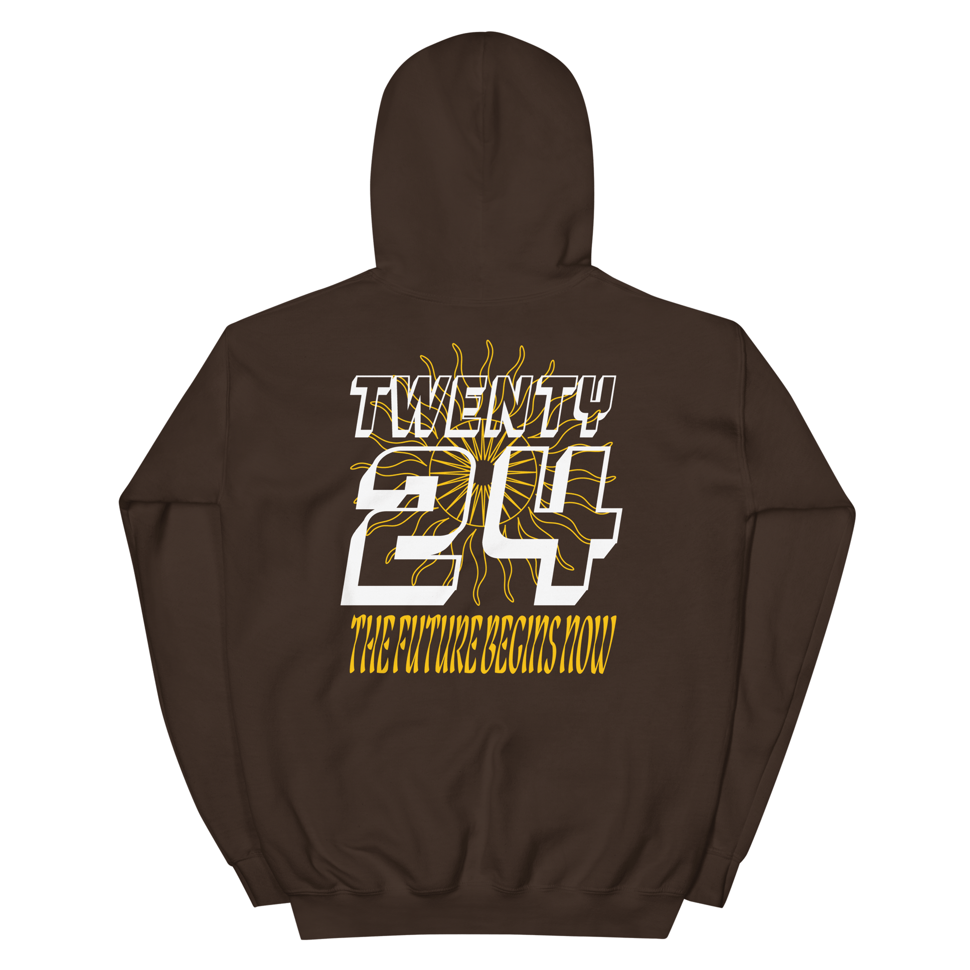 2024. All In. Hoodie with prints on the back, chest, and both sleeves. 3 colours available. - GRAFOTURE