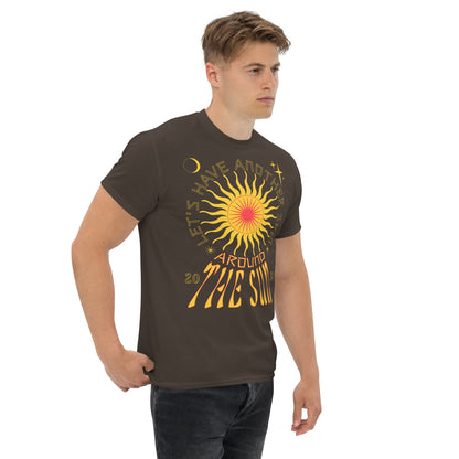 2024. Around The Sun. Classic T-shirt with a print on the front. - GRAFOTURE