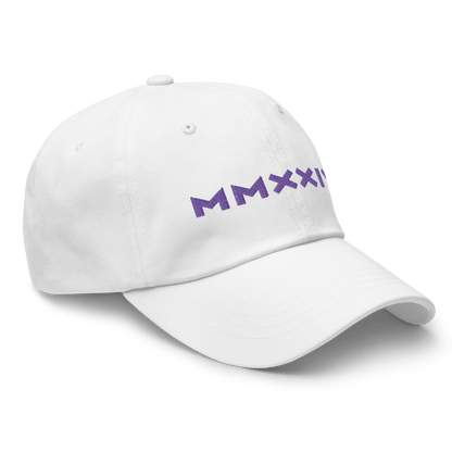 2024. MMXXIV. Dad Cap with embroidery on the front and back. - GRAFOTURE