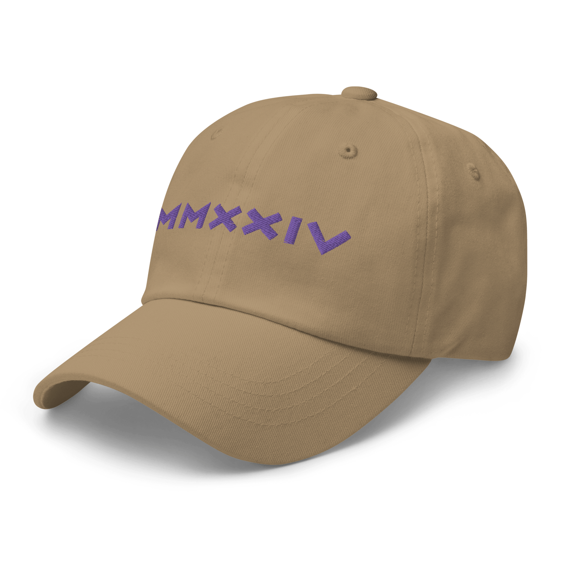 2024. MMXXIV. Dad Cap with embroidery on the front and back. - GRAFOTURE