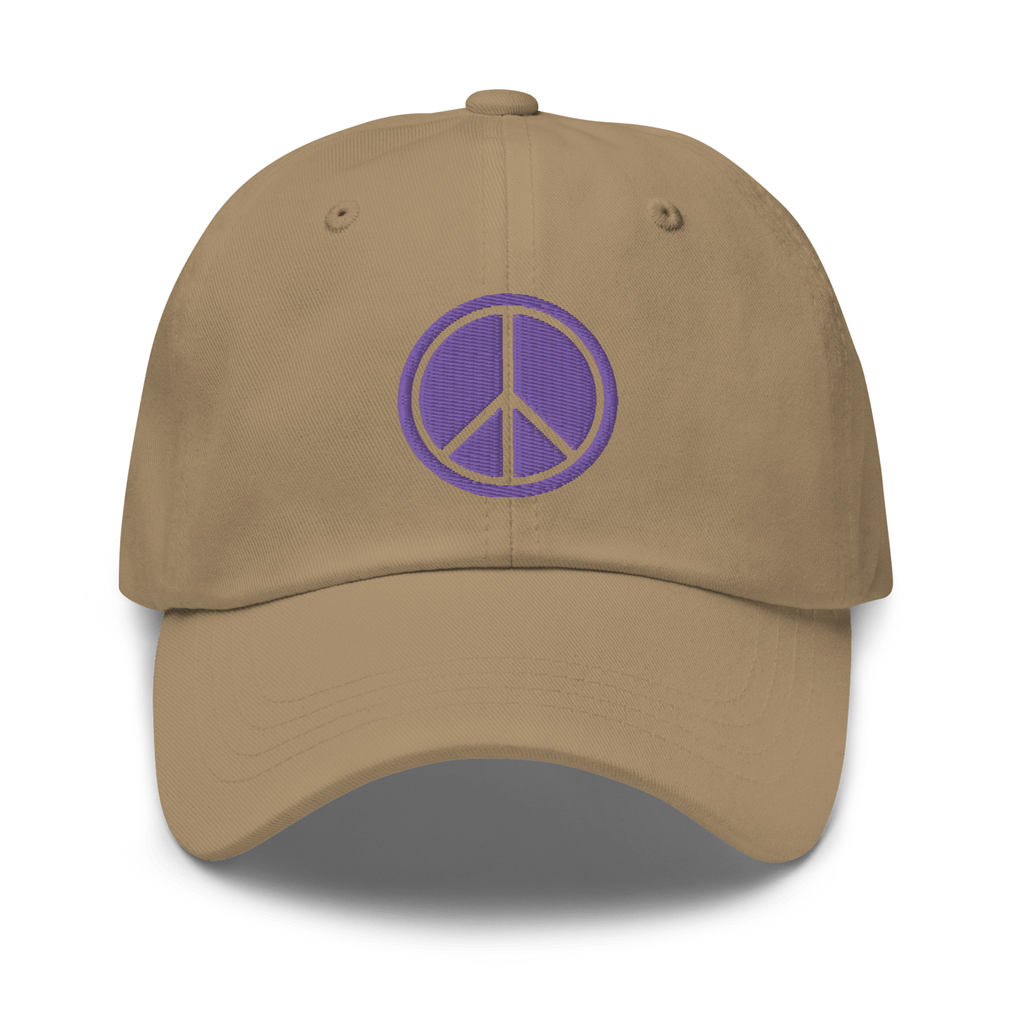 2024. Peace. Dad Cap with embroidery on the front and back. - GRAFOTURE