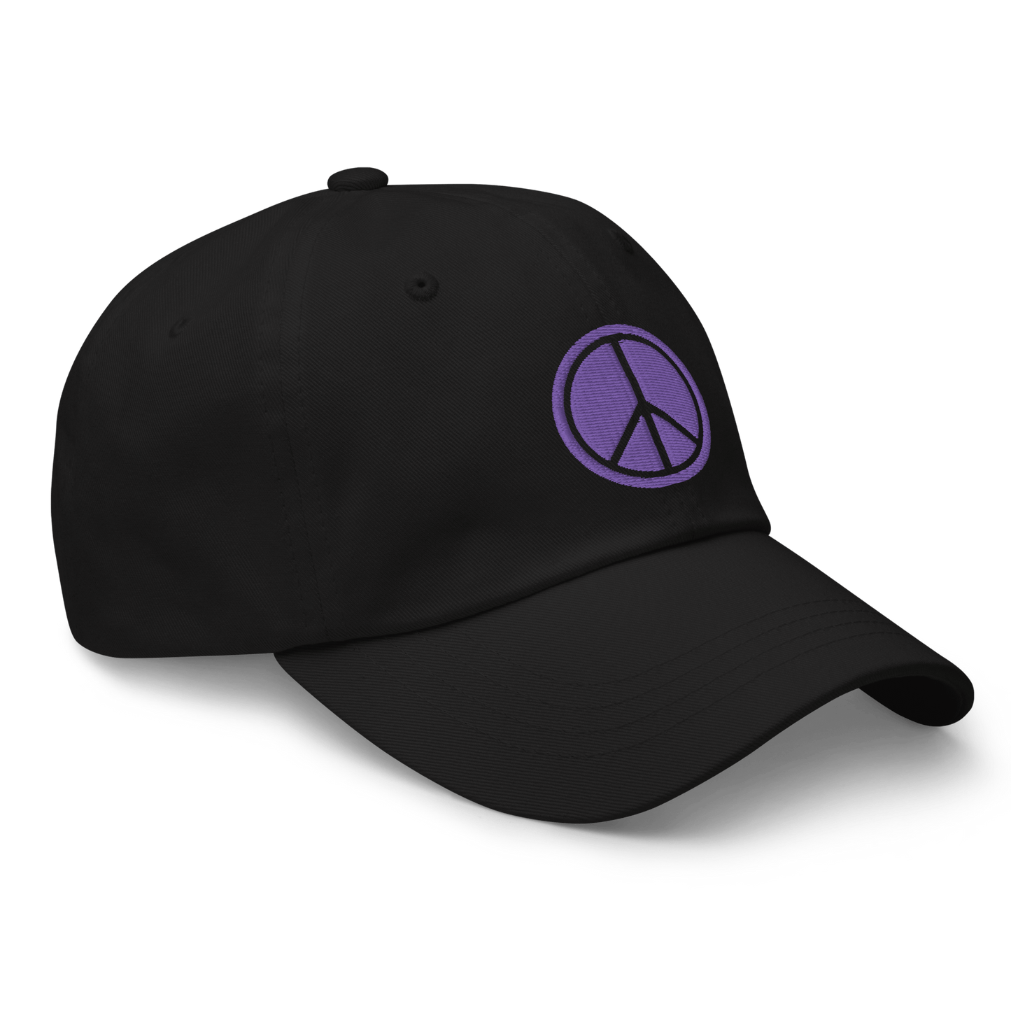 2024. Peace. Dad Cap with embroidery on the front and back. - GRAFOTURE