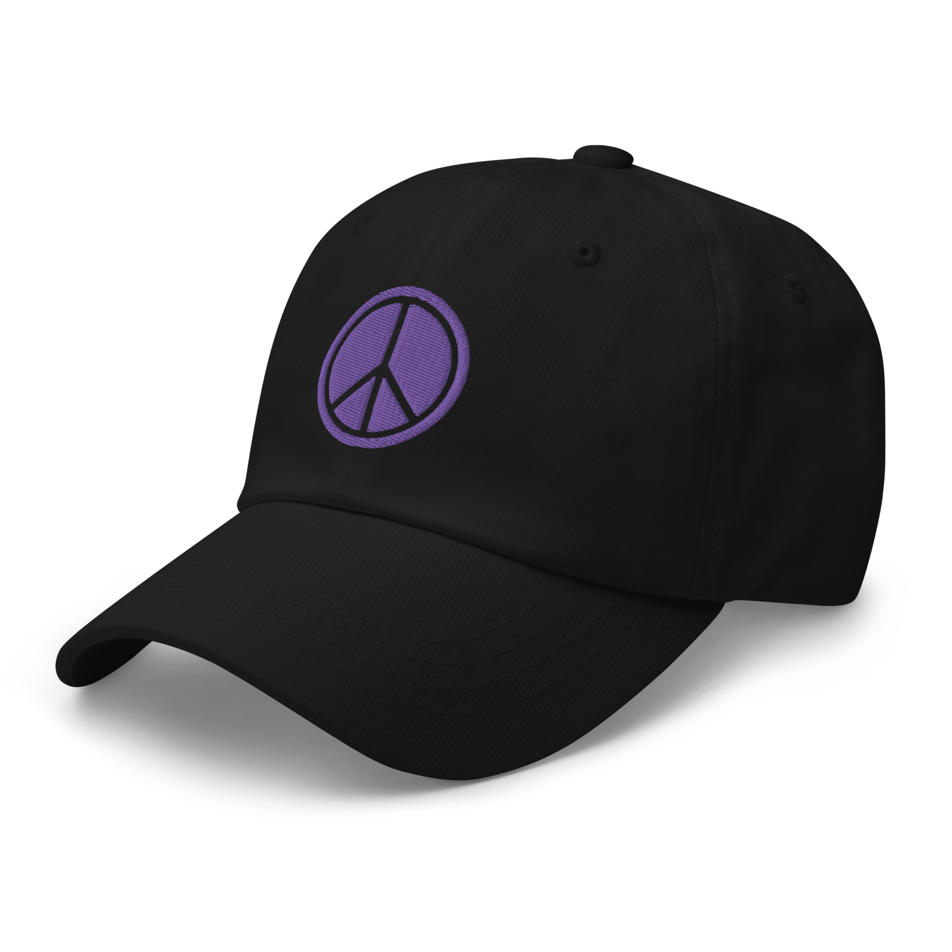 2024. Peace. Dad Cap with embroidery on the front and back. - GRAFOTURE