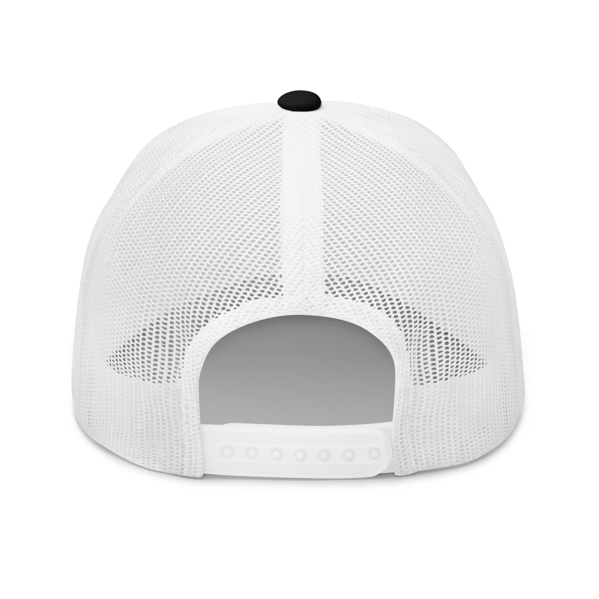 2024. Spring Edition. Embroidered Trucker Cap, Black/White. - GRAFOTURE