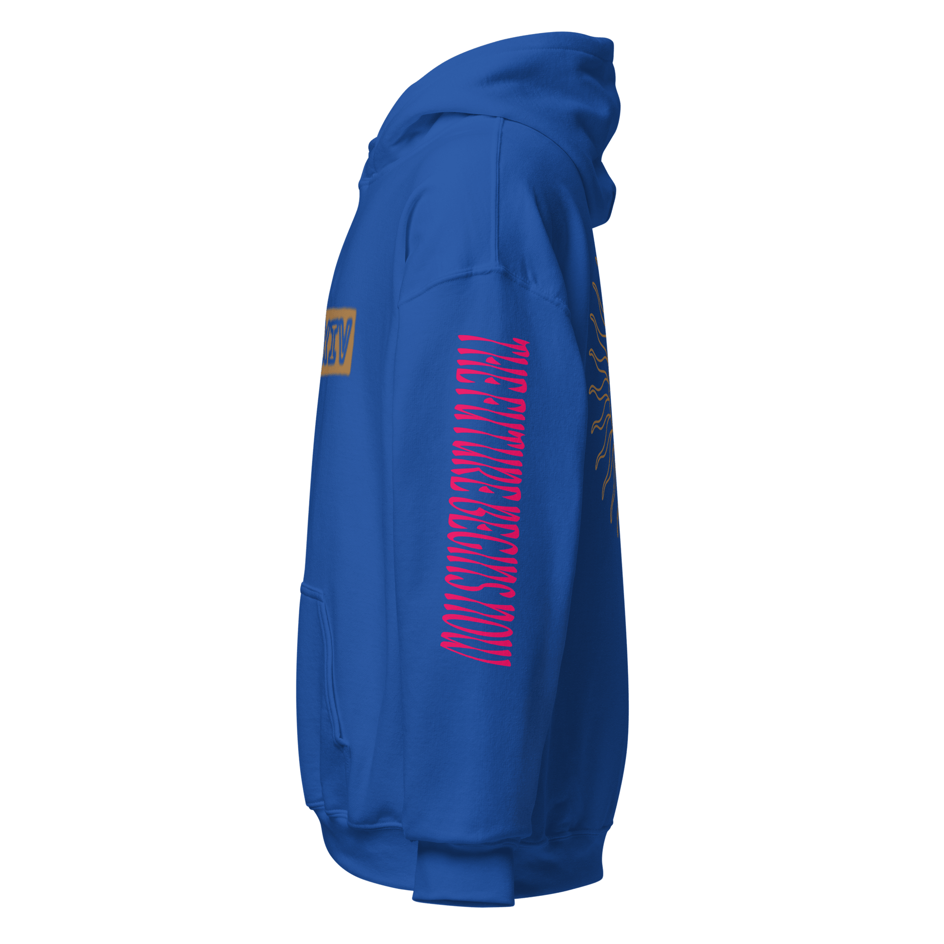 2024. Spring Edition. Graphic Hoodie, Royal Blue. - GRAFOTURE