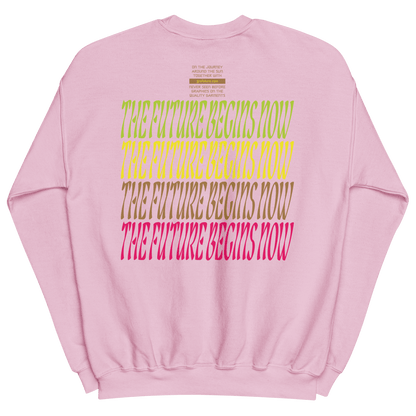 2024. Spring Edition. Graphic Sweatshirt, Pink. - GRAFOTURE