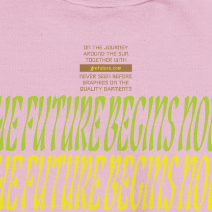 2024. Spring Edition. Graphic Sweatshirt, Pink. - GRAFOTURE