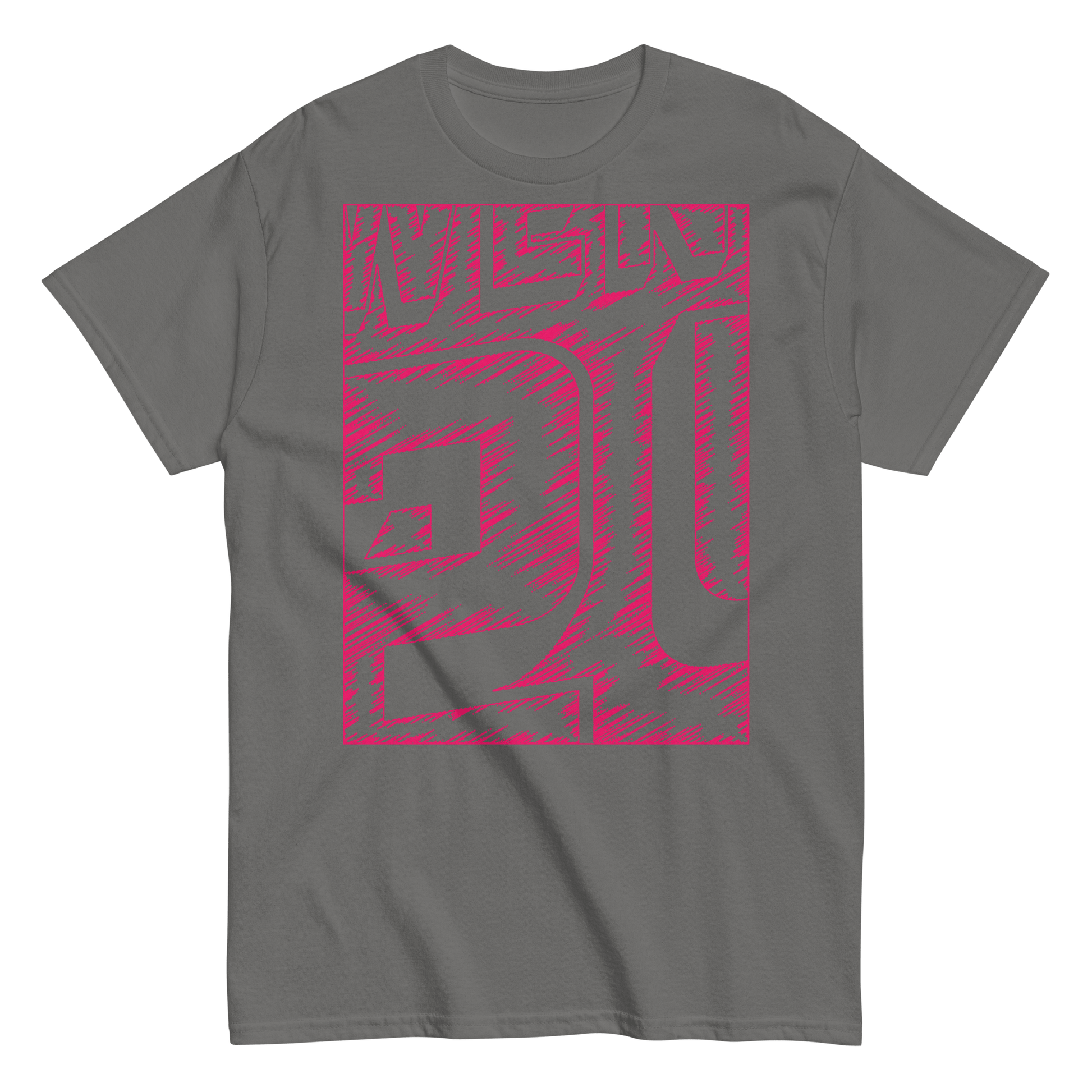 2024. Spring Edition. Graphic T-shirt, Charcoal Grey. - GRAFOTURE