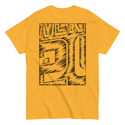 2024. Spring Edition. Graphic T-shirt, Gold Yellow. - GRAFOTURE