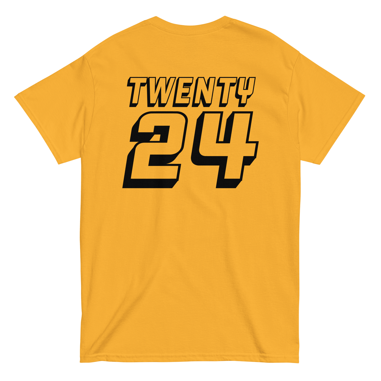 2024. Spring Edition. Graphic T-shirt, Gold Yellow. - GRAFOTURE