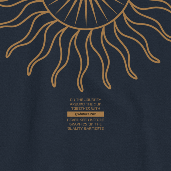 2024. Spring Edition. Graphic T-shirt, Navy - GRAFOTURE