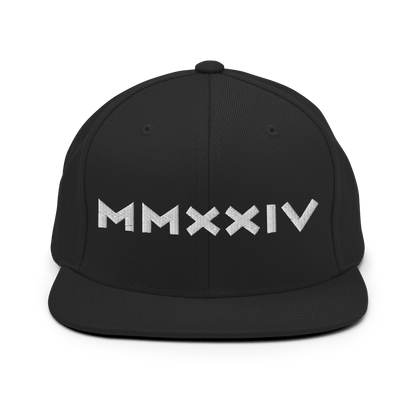 2024. The Journey. Embroidered Snapback Cap, black. - GRAFOTURE