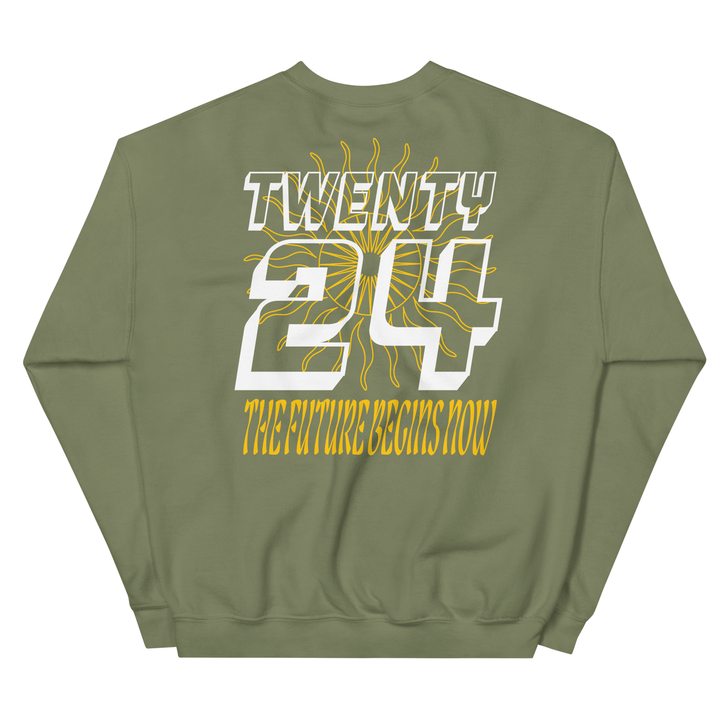 2024. TWENTY24. Sweatshirt with prints on the chest and back. - GRAFOTURE