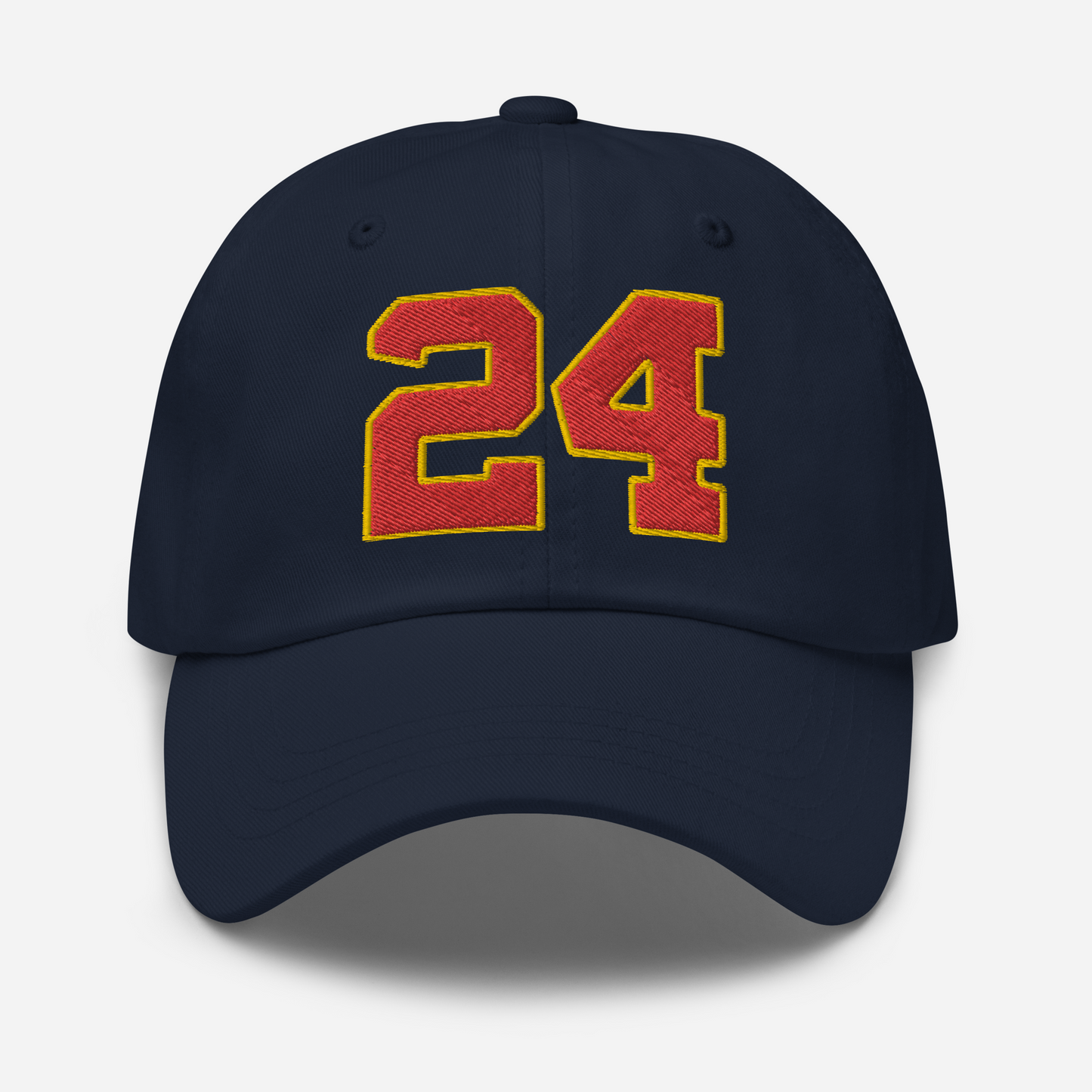 Legendary 24. Embroidered Dad Hat, Navy.