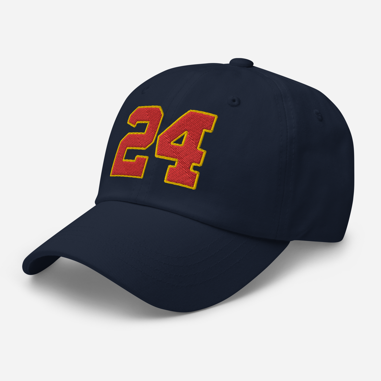 Legendary 24. Embroidered Dad Hat, Navy.