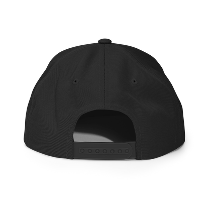 Anniversary 1. Snapback Hat With 3D Puff Embroidery, Black.