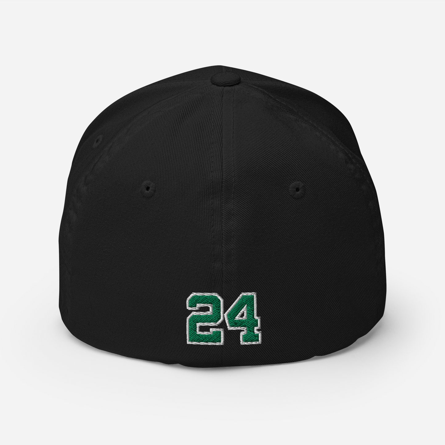 Legendary 24. Closed Back Baseball Cap, Black.