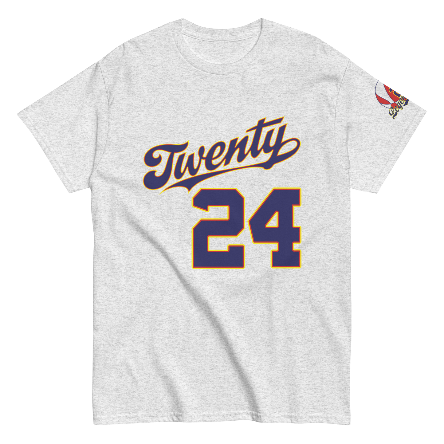 Legendary 24. Graphic T-shirt, Ash Grey.