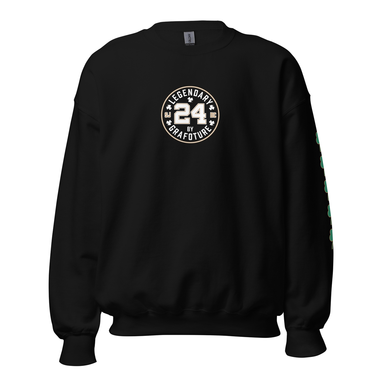 Legendary 24. Graphic Sweatshirt, Black.