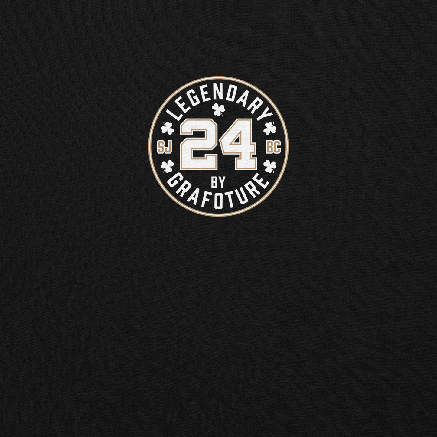 Legendary 24. Graphic Sweatshirt, Black.