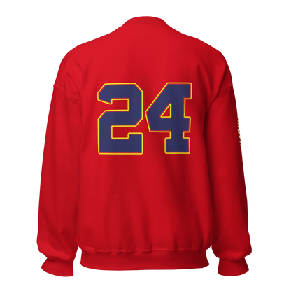 Legendary 24. Graphic Sweatshirt, Red.