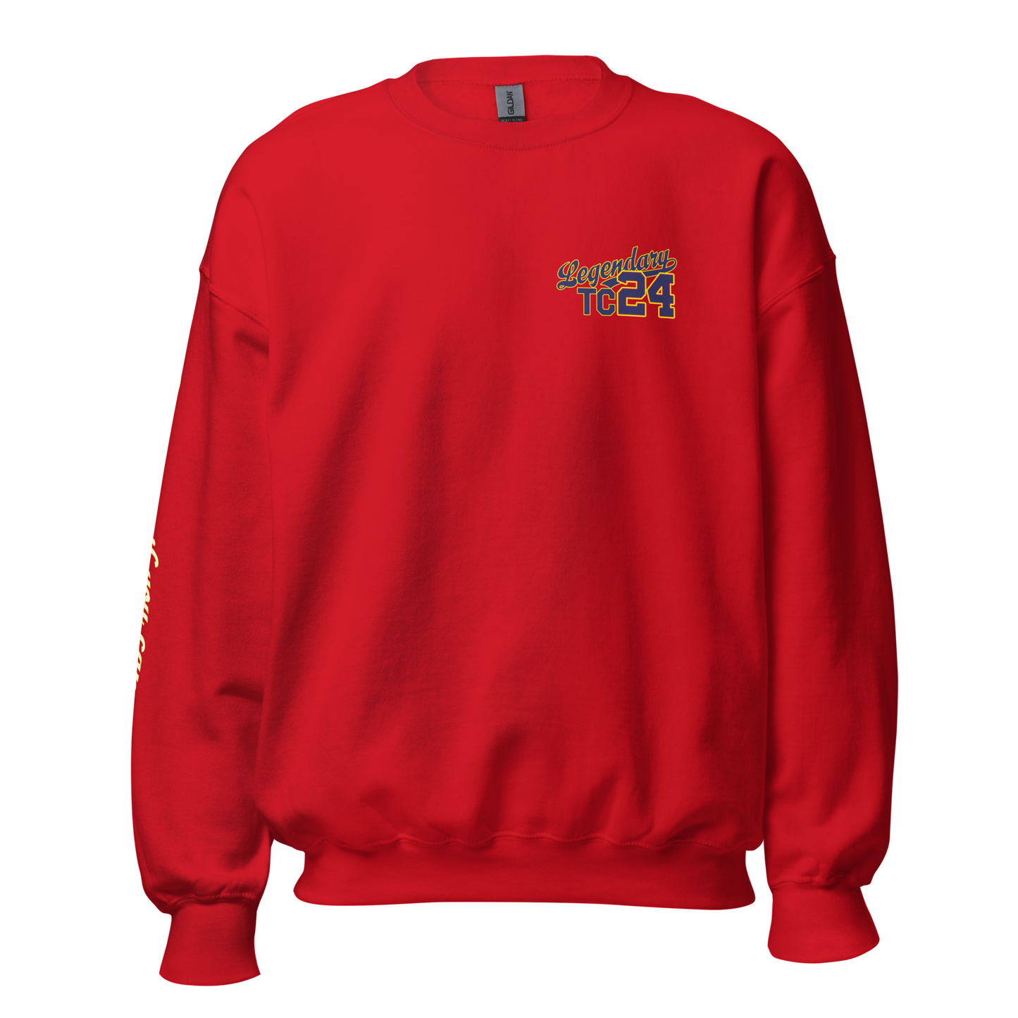 Legendary 24. Graphic Sweatshirt, Red.