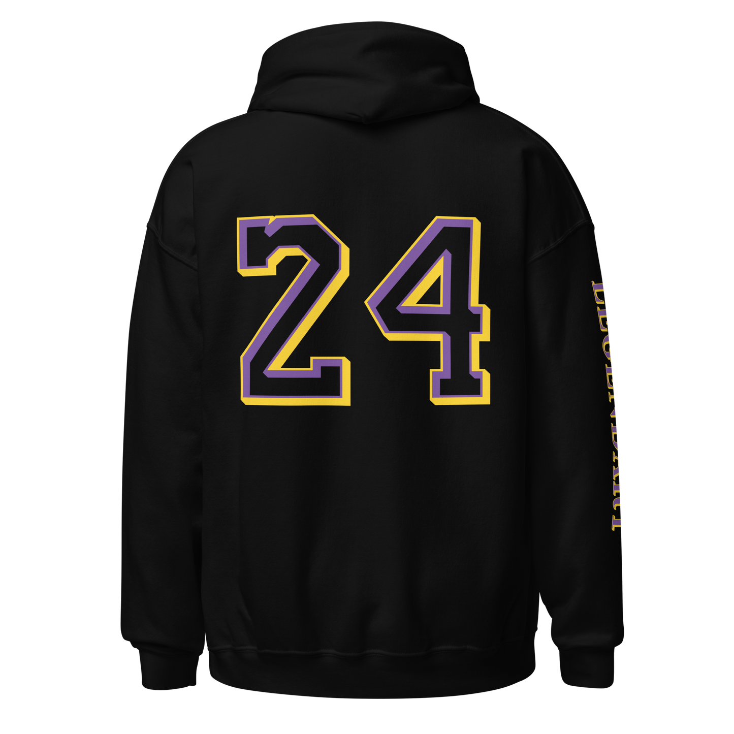 Legendary 24. Graphic Hoodie, Black.