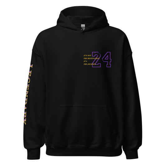 Legendary 24. Graphic Hoodie, Black.