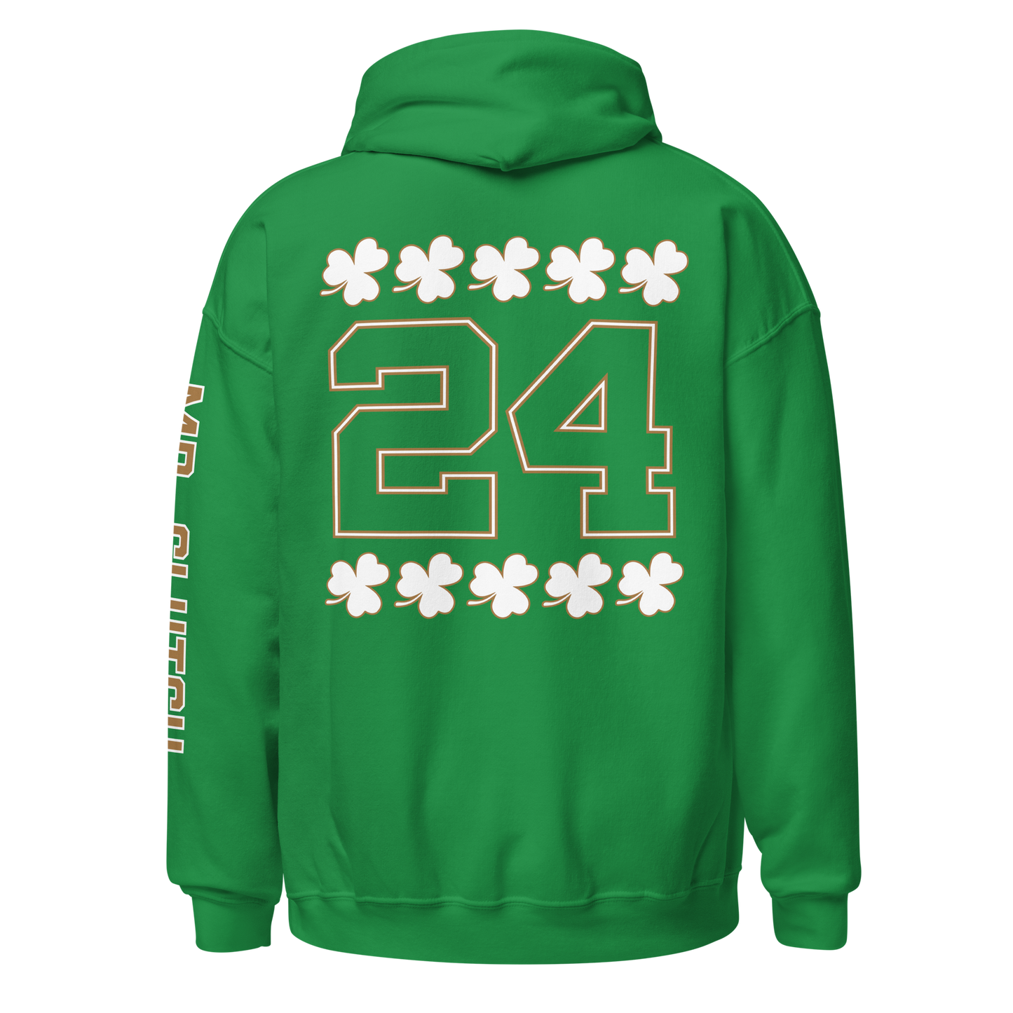 Legendary 24. Graphic Hoodie, Irish Green.