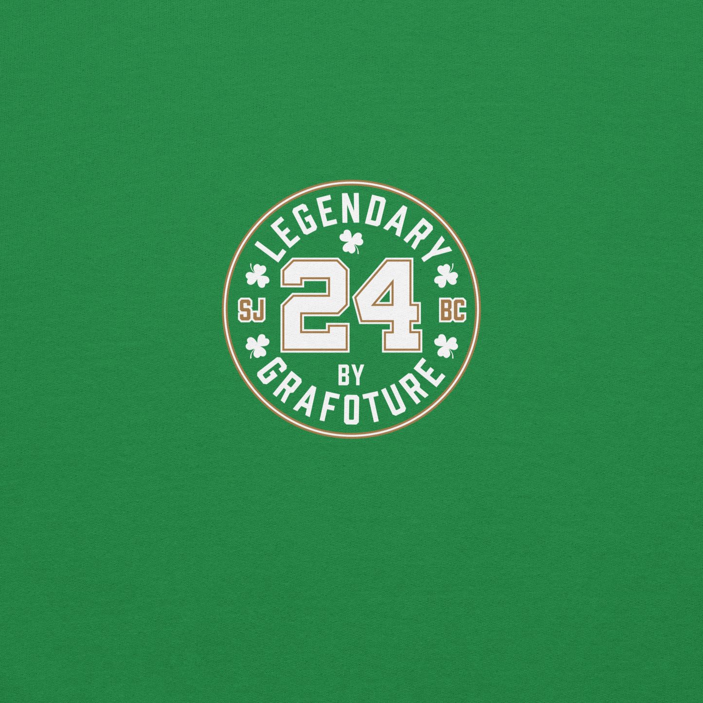 Legendary 24. Graphic Hoodie, Irish Green.