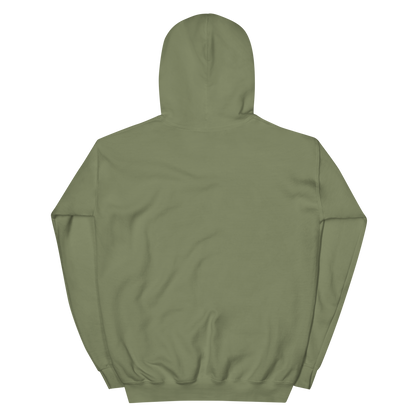 weird autumn. #214. Graphic Hoodie, Military Green.