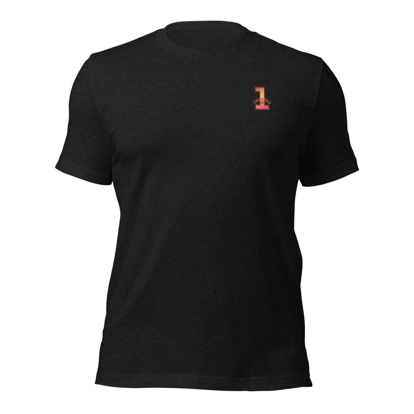 Anniversary 1. Graphic T-shirt, Black Heather.